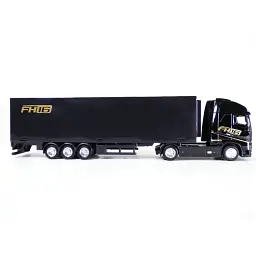 Автомодель - ФУРА VOLVO FH16 GLOBETROTTER 750 XXL (чорний) - мініатюра 4