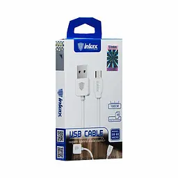 Кабель Inkax CK-60 USB - microUSB 1 метр білий