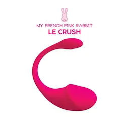 Віброяйце Clara Morgane Le Crush Fushia, 18 см (фуксія) - мініатюра 4