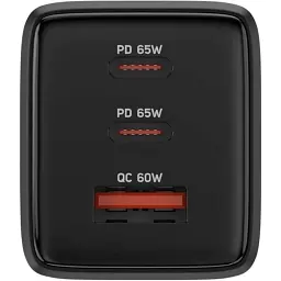 ЗП Glasscove 65W GaN 2 TYPE-C + 1 USB (TC-018CCA) - мініатюра 3