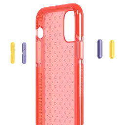 Протиударний чохол із антимікробним покриттям Tech21 Evo Check для iPhone 11 Pro Max (6.5") Coral My World - мініатюра 4