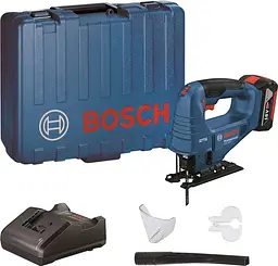 Акумуляторний лобзик Bosch GST 183-LI Professional з акб GBA 18V 4 Ah і з/п GAL 18V-20, в кейсі