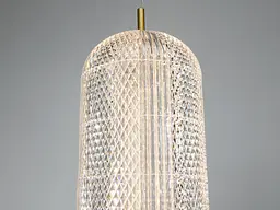 Світильник підвісний LED Diasha D221204/1 L600 золото 17 Вт до 3 м2 - мініатюра 4