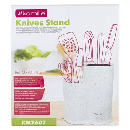 Підставка для ножів Kamille КМ-7607 white - мініатюра 10