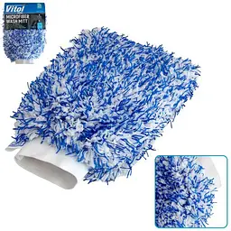 Рукавиця з мікрофібри для миття авто VRJ-2619 26*19 см