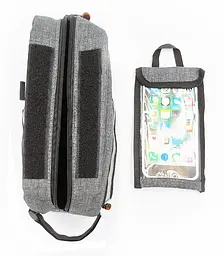Велосумка на раму B-Soul BAO-015 21х9,5х8,5 см для смартфона 6,3" сірий (G0000452) - мініатюра 3