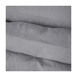 Постільна білизна MirSon №20-02 Waffle Gray 2 x 143x210 сімейний (2200011032887) - мініатюра 5