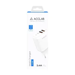Зарядний пристрій ACCLAB AL-TC224 2хUSB 5В/2,4A/12W (1283126538834) - мініатюра 2