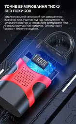 Павербанк 8000 мАч з функцією автостартера 500A (peak 1000A) та компресора XON PowerBoost Air (TCWBA1008B 5439) Чорний - мініатюра 8