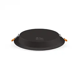 Вбудований світильник Videx LED Back круглий 20W 5000K Black (VL-DLBR-205B) - мініатюра 2