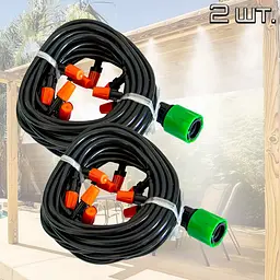 Система туманоутворення туман для альтанок 2 штуки Patio Mistcooling Kit 10M BD-182 - мініатюра 2