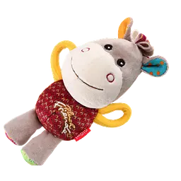 Іграшка для Собак Gigwi Plush Friendz Віслюк з пищалкою 16 х 8 х 8 см - мініатюра 5