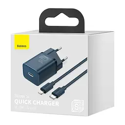Зарядний пристрій Baseus Type-C to Lightning cable Super Si Quick Charger Set - мініатюра 3