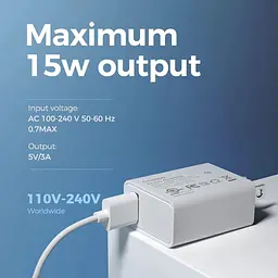 Зарядний пристрій OCOOPA USB 5 В для UT2 та адаптер 15 Вт - мініатюра 3