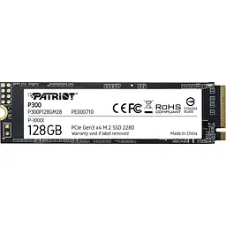 Накопичувач SSD M.2 2280 128GB Patriot (P300P128GM28) - мініатюра 1
