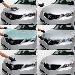 Антигравійна захисна бронеплівка за лекалами для Acura TLX I facelift 2018-2020 - повний кузов - мініатюра 2