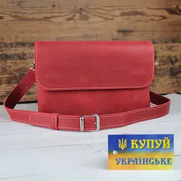 Жіноча шкіряна сумка клатч GS червона (кл 001 кр) 250 - мініатюра 2