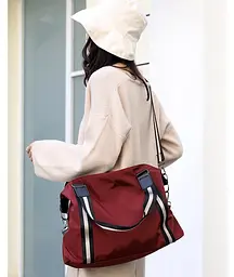 Спортивна сумка Italian Bags Дора Червоний 31х13х40 см (id_1512) - мініатюра 2