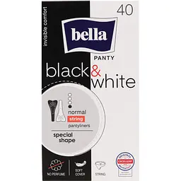 Щоденні прокладки Bella Panty Slim Black&White 40 шт.