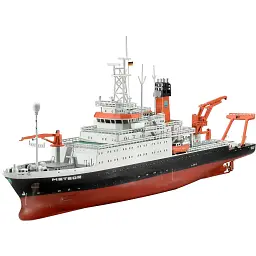Збірна модель Revell Німецький дослідницький корабель Метеор рівень 4, масштаб 1:300, 181 деталь (RVL-05218) - мініатюра 4