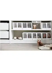 Контейнери для зберігання взуття IKEA 4 шт 22×34×16 см складні органайзери - мініатюра 4