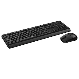 Комплект (Клавіатура та миша) Rapoo X1500 Wireless Black (X1500) - мініатюра 4