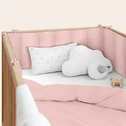 Бортики в дитяче ліжечко Cosas Sakura 30 х 60 см (WeltBed_40Rose_30x60) - мініатюра 2