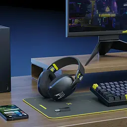 Бездротові ігрові Bluetooth навушники Onikuma B2 Геймерська гарнітура з мікрофоном Чорні - мініатюра 3