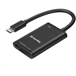 Зчитувач флеш-карт ColorWay USB-C to USB 3.0/SD/MicroSD (CW-CR-02)