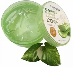 Багатофункціональний гель FarmStay Moisture Soothing Gel Aloe Vera, 300 мл - мініатюра 2
