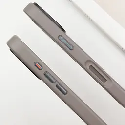 TPU+PC чохол Metal Buttons with MagSafe для Apple iPhone 16 (6.1) Сірий / Grey - мініатюра 4