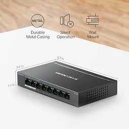 Комутатор Mercusys MS108GP - мініатюра 10