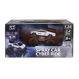 Автомобіль на радіокеруванні KS Drive Spray Car Cyber Ride білий (SL-6076RH) - мініатюра 9