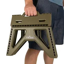 Стілець складаний Tribe Camp Chair Low пластиковий Olive (T-EF-0001-olive) - мініатюра 8