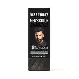 Шампунь камуфлюючий Beardburys Men's Color Shampoo Black 2N чорний - мініатюра 2