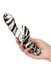 Вібратор-кролик CalExotics Hype Dual Wand 20 см (мульті) - мініатюра 9