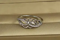 Кільце Xuping Jewelry Пасаж р 17 сріблясте