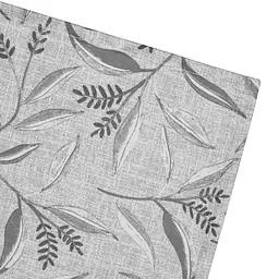 Скатертина Ardesto Grey leaves 120х140см, 100% поліестер, cірий (ART07GL) - мініатюра 4