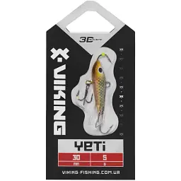 Балансир Viking Fishing Yeti Ice Jig 30mm 5.0g #23 Smelt - миниатюра 2