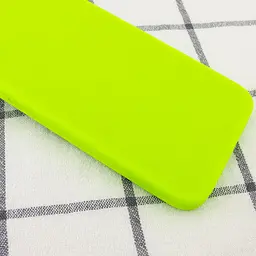 Чохол Silicone Case Square Full Camera Protective (AA) NOLOGO для Apple iPhone 7 plus/8 plus (5.5) Салатовий / Neon green - мініатюра 2