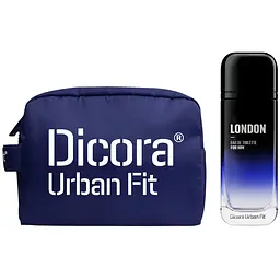 Набір Dicora Urban Fit: Туалетна вода для чоловіків Лондон 150 мл + косметичка - мініатюра 2