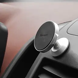Тримач в машину Baseus Small Ears Series Magnetic Suction Bracket Vertical Type silver (14522) - мініатюра 3