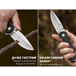 Ніж cкладний Sencut Errant S23054B-3 чорний, Чорний, Чорний - мініатюра 8