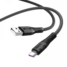 Кабель Hoco X67 Pisces Cable USB to Type-C 5A 1m black