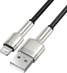 Кабель Baseus Cafule Metal USB to Lightning 2м Black (CALJK-B01) [73380] - мініатюра 3