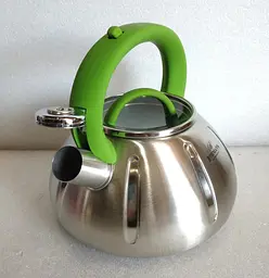 Чайник зі свистком Bohmann BH 9918 3л green - мініатюра 4
