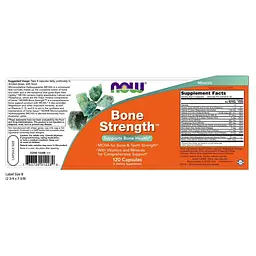 Міцні кістки Now Foods Bone Strength 120 капсул - мініатюра 2