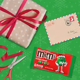 Драже M&M's Peanut Butter Milk Chocolate Red & Green Christmas Candy 260 г - мініатюра 6