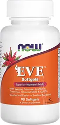 Мультивітаміни для жінок EVE 90 капсул NOW Foods