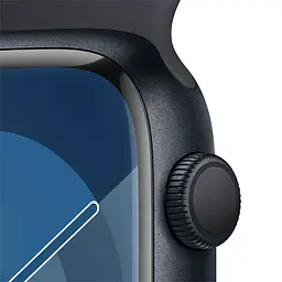 Смарт-годинник Apple Watch Series 9 GPS 45 mm Midnight Aluminium Case with Midnight Sport Band - M/L Model A2980 (Grade C) Seller Refurbished - мініатюра 3